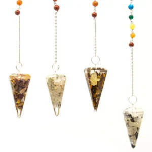 Orgonitkraft Chakra-pendel med Hamsa-symbol - produktbild 2