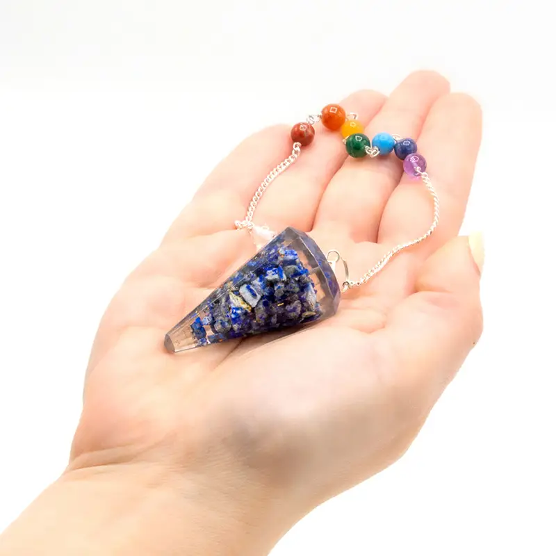 Orgonitkraft Chakra-pendel med lapis - produktbild 2