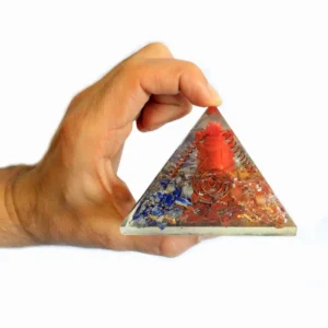 Orgonitpyramid 70 mm med Ganeshfigur - produktbild 2