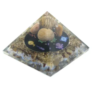 Orgonitpyramid Midnight Reiki 70 mm - produktbild 3