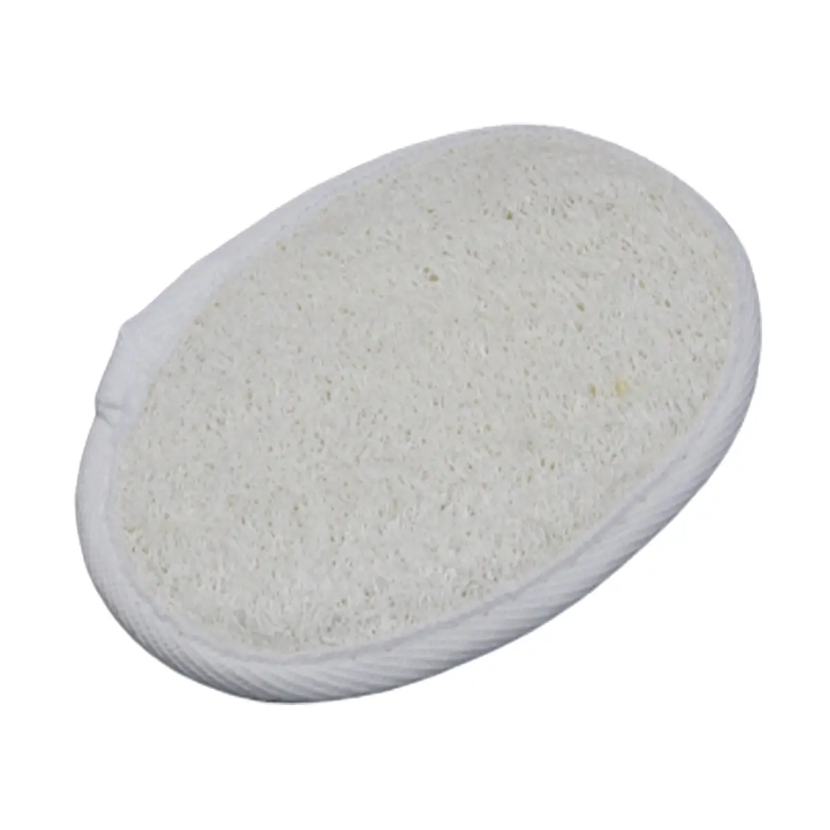 Oval naturlig loofah-kroppsskrubb - produktbild 3