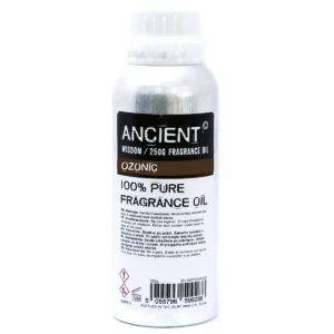 Aluminiumflaska med Ozonic doftolja 250 g och varningsetikett