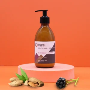 Parfymerad hand- och kroppslotion med björnbär och mandel 300 ml - produktbild 2