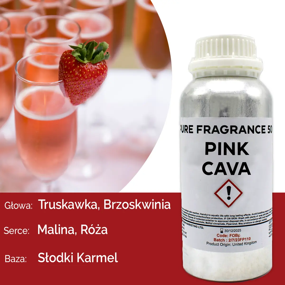 Pink Cava ren doftolja 500 ml - produktbild 2