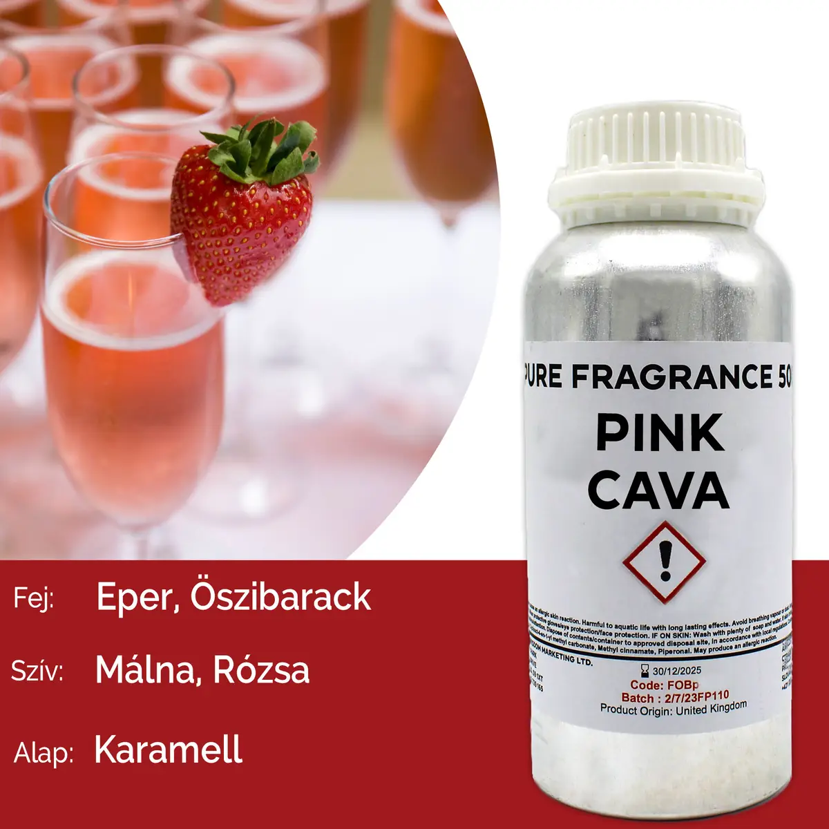 Pink Cava ren doftolja 500 ml - produktbild 7