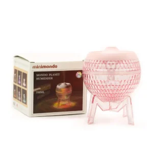 Pink Humidifier Mondo Planet - USB - Färgåtergivning (nedåtriktat ljus) - produktbild 2