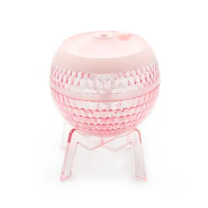 Pink Humidifier Mondo Planet - USB - Färgåtergivning (nedåtriktat ljus) - produktbild 3