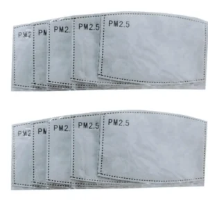 PM2.5-filter för ansiktsmask i förpackning om fyra stycken