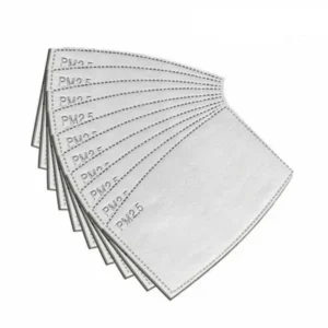 Fyra vita PM2.5-filterinsatser för barnansiktsmasker