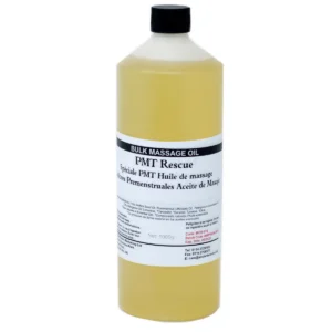 Flaska med PMT Rescue massageolja 1 kg