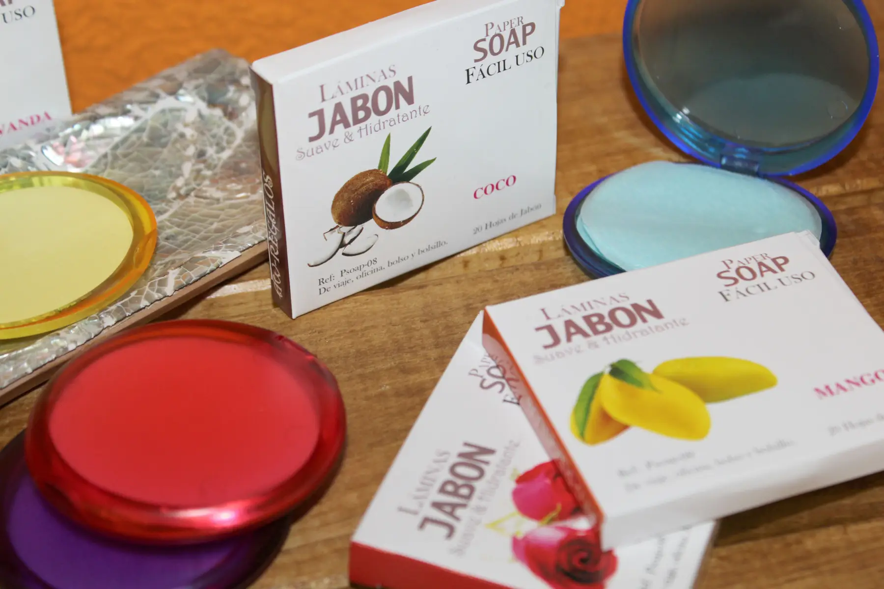 Pocketpapperstvål med jordgubbssmak - produktbild 2