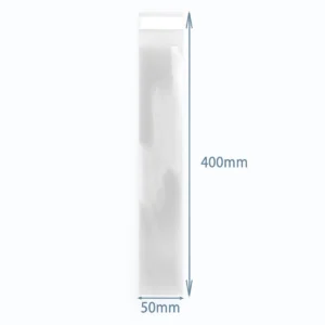 Transparent polyetenpåse med måtten 400x50 mm för förvaring av rökelse