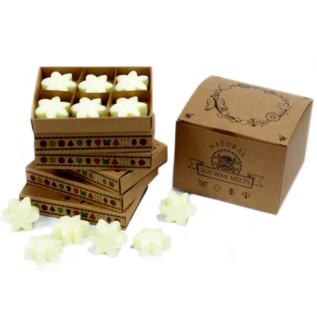 Presentask med 6 doftvax i sojavax – Lemon Harvest - produktbild 7
