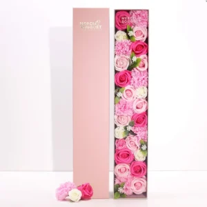 Presentask med tvåltrosor Baby Blessings i rosa, extra lång - produktbild 4