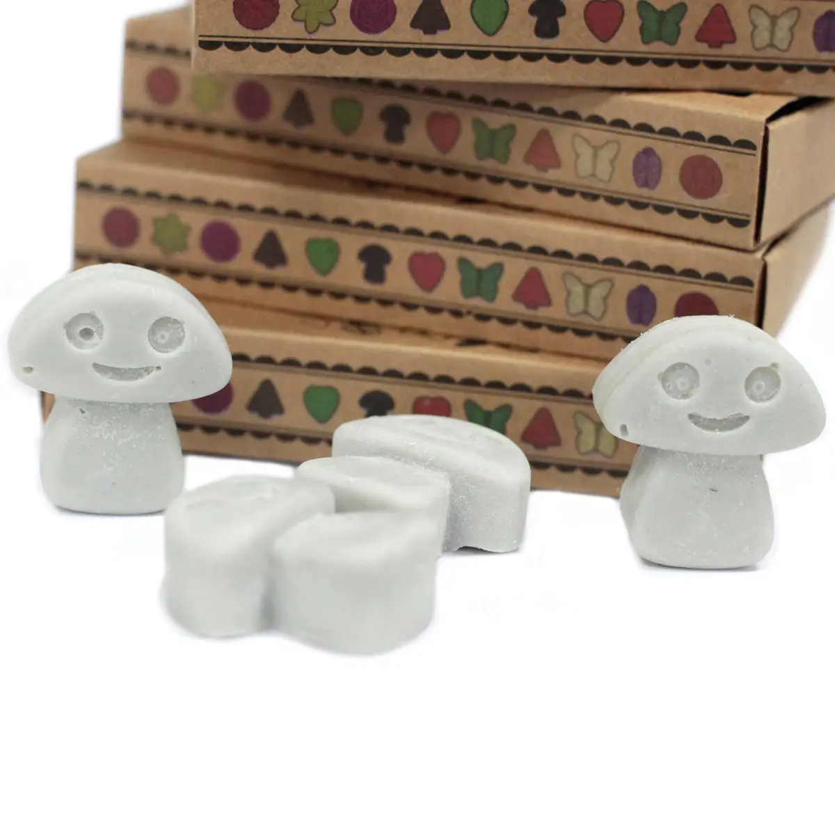 Presentförpackning med 6 doftvax av sojavax – Mörk Patchouli - produktbild 2