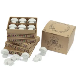 Presentförpackning med 6 doftvax av sojavax – Mörk Patchouli - produktbild 4