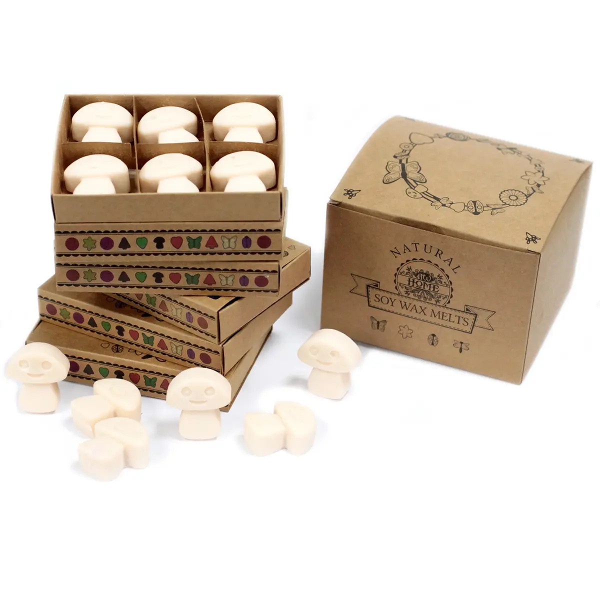 Presentförpackning med 6 doftvax - Vanilj och Muskot - produktbild 5
