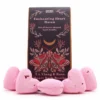 Presentset med hjärtformade badbomber med ylang och rosdoft