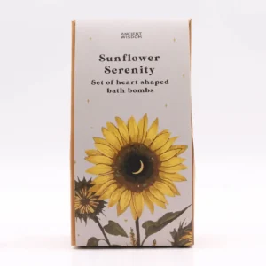 Presentset med hjärtformade badbomber Sunflower Serenity - produktbild 4