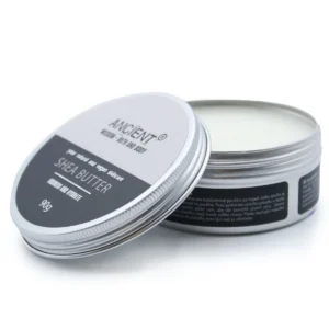 Öppen burk med Pure Body Butter kroppssmör med sheasmör
