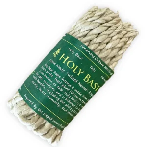 Förpackning med handgjorda rökelserep av helig basilika från Pure Herbs
