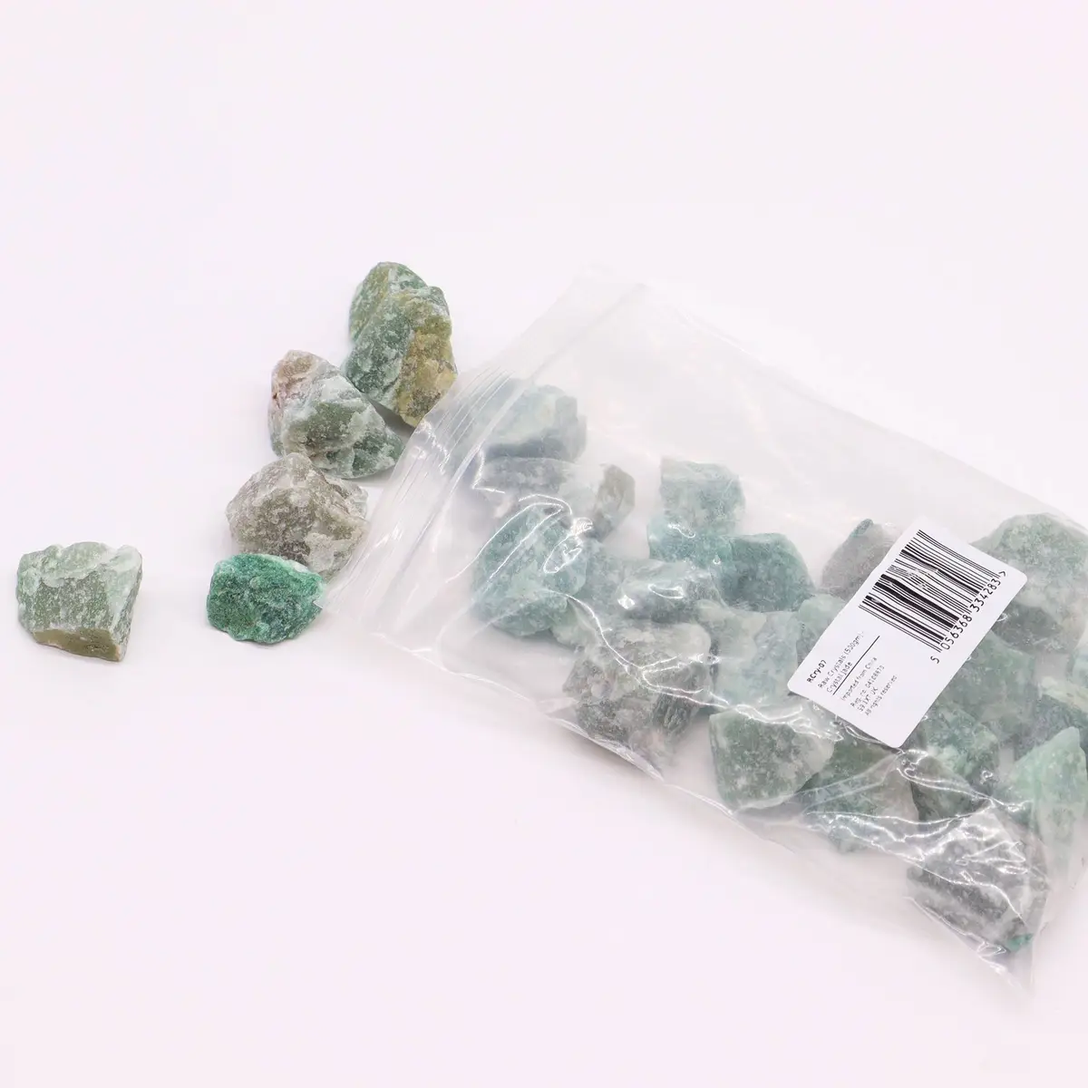 Råa jadeitkristaller 500 g - produktbild 4
