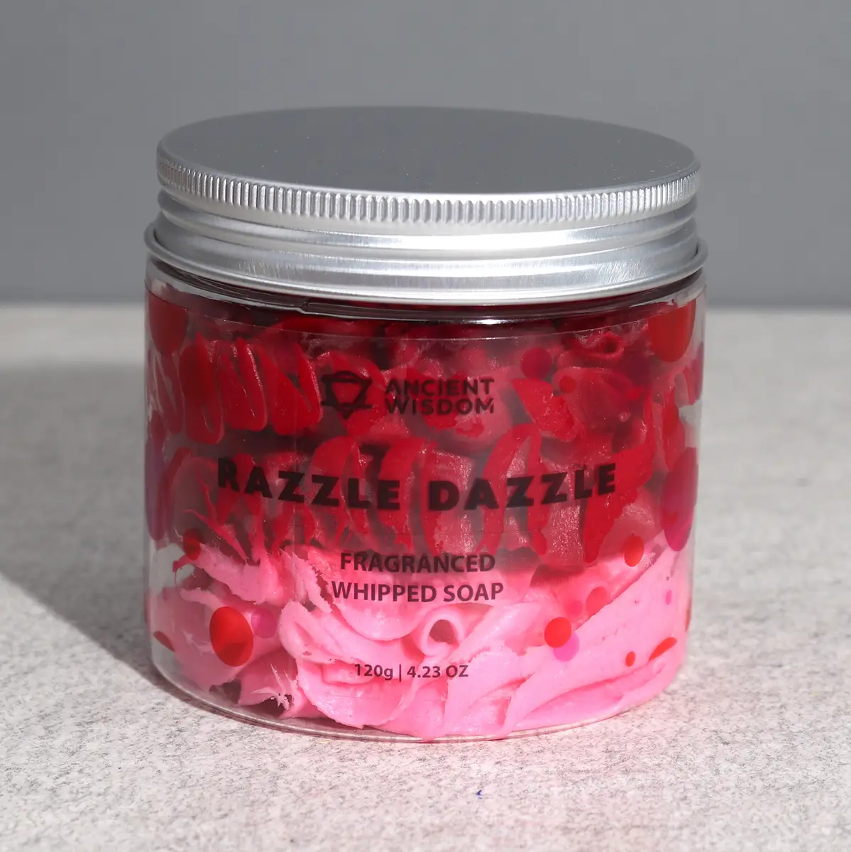 Razzle Dazzle vispad tvål med hallondoft 120 g - produktbild 2