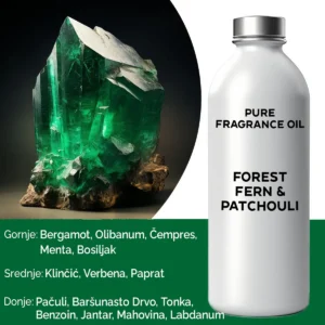 Ren doftolja 500 ml Forest Fern & Patchouli - produktbild 3