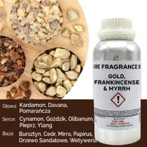 Ren doftolja med guld, frankincense och myrra 500 ml - produktbild 2