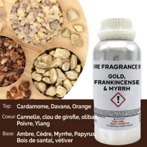 Ren doftolja med guld, frankincense och myrra 500 ml - produktbild 5