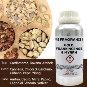 Ren doftolja med guld, frankincense och myrra 500 ml - produktbild 6