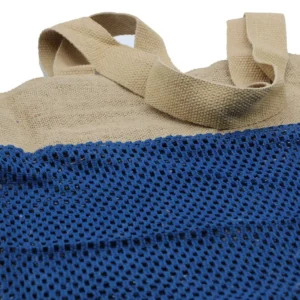 Ren mjuk jute- och bomullsmaskväska i denim - produktbild 2