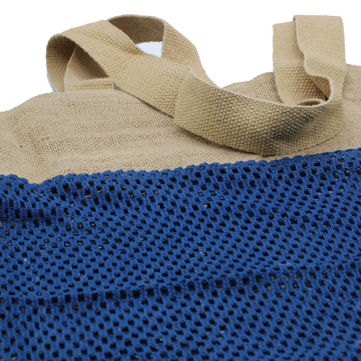 Ren mjuk jute- och bomullsmaskväska i denim - produktbild 2