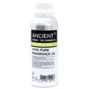 Flaska med ren doftolja ingefära och lime 250 g