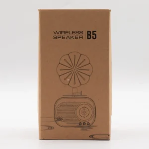 Retro minigrammofonhögtalare med Bluetooth och FM-radio - produktbild 6