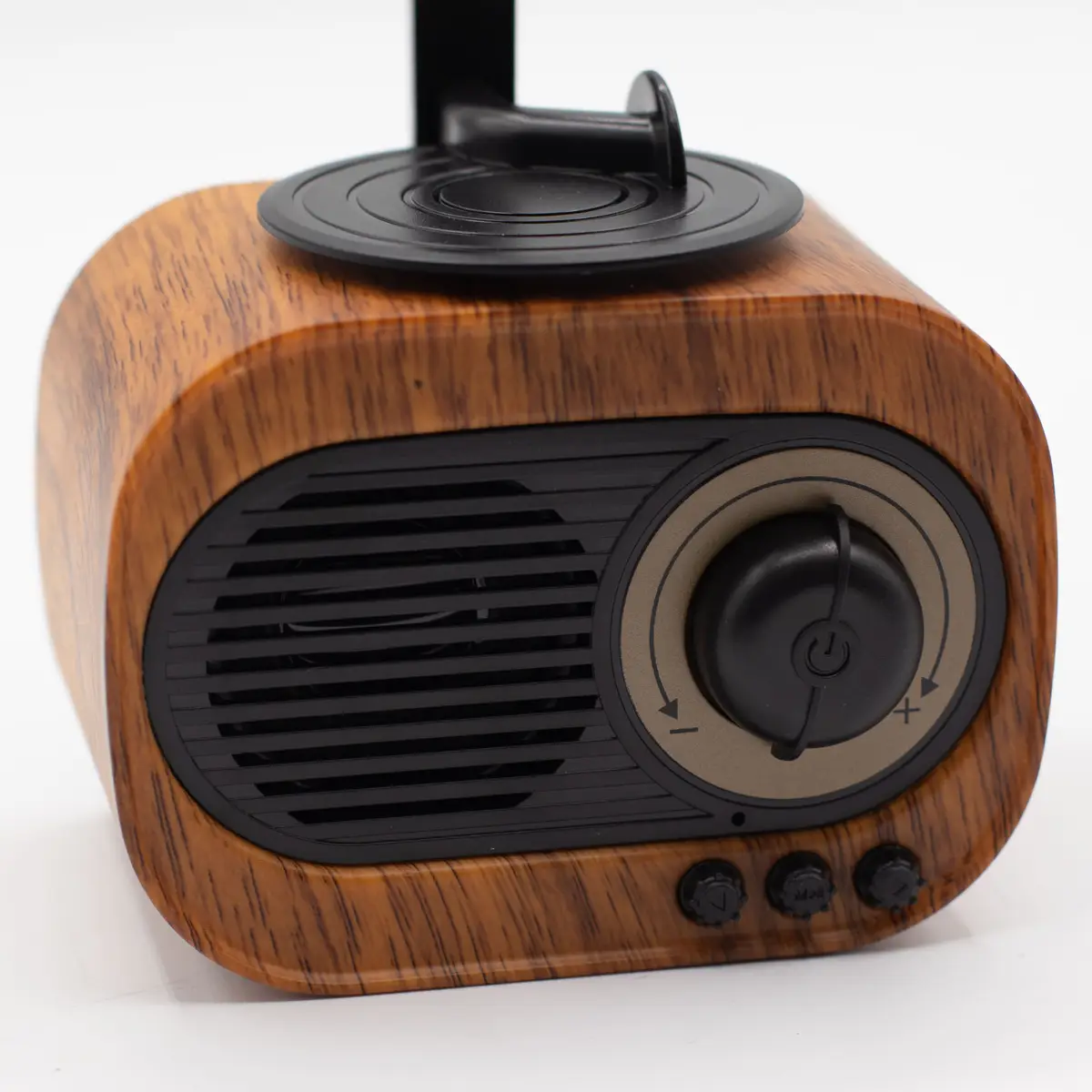 Retro minigrammofonhögtalare med Bluetooth och FM-radio - produktbild 8