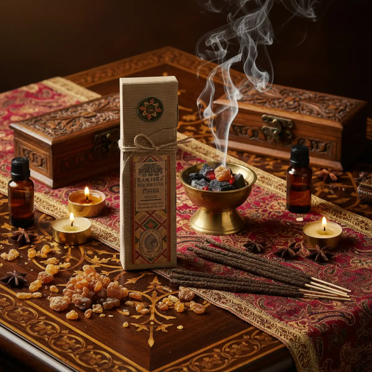 Ritualhartser på pinne Mirra - produktbild 2