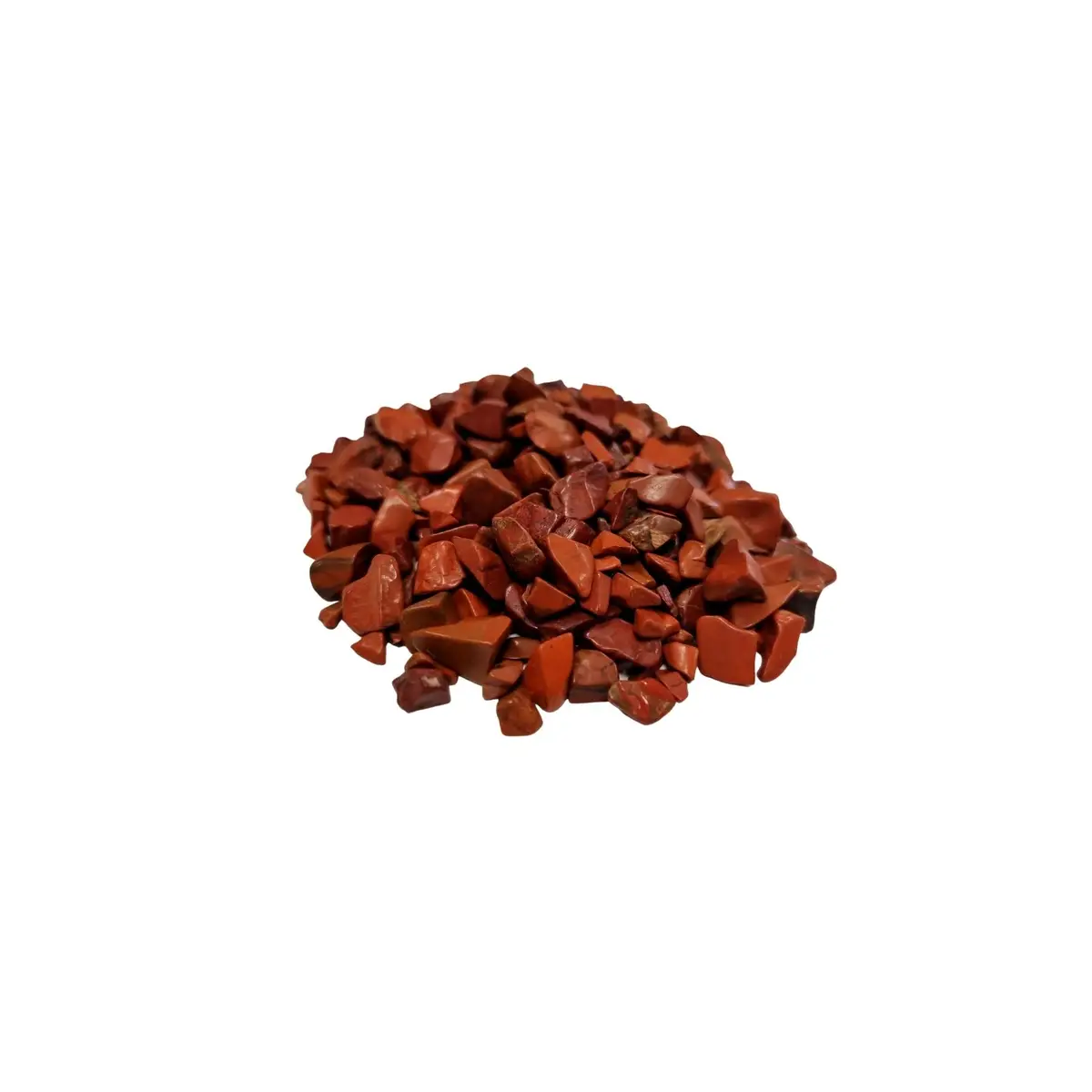 Röd jaspis polerad flis 1 kg - produktbild 2