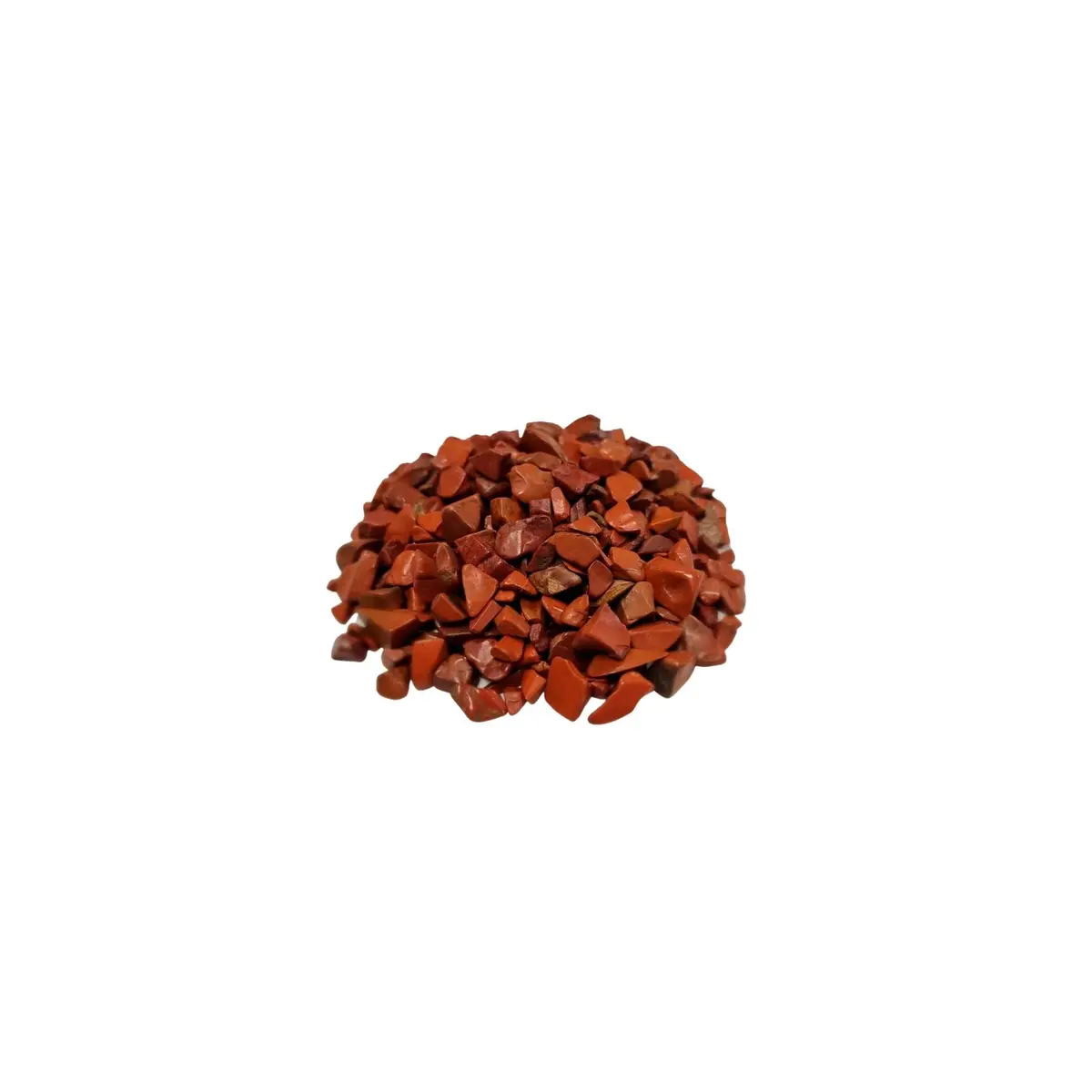 Röd jaspis polerad flis 1 kg - produktbild 3