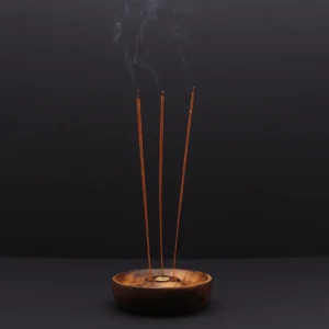Rökelsebrännare i trä med Buddha-motiv - produktbild 5