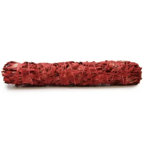 Röd rökelsesticka Dragons Blood Sage bunden med tråd