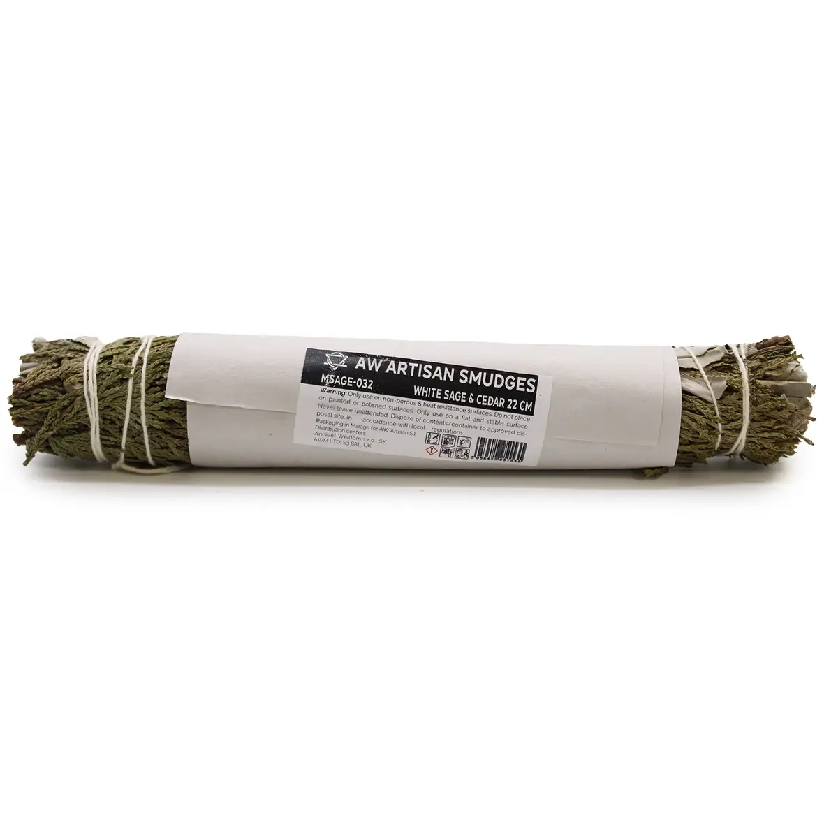 Rökelsesticka med vit salvia och ceder 22 cm - produktbild 2