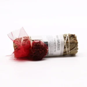 Rökelsesticka med vit salvia och kryddnejlika 10 cm - produktbild 2