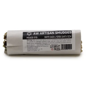 Rökelsesticka med vit salvia och yerba santa 10 cm - produktbild 2