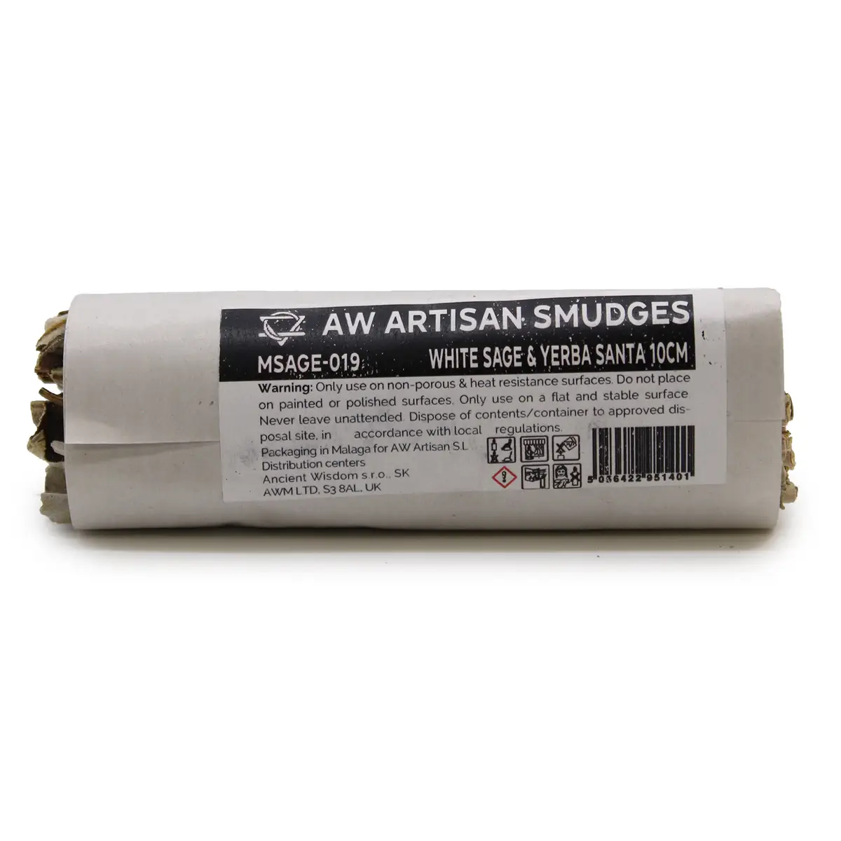 Rökelsesticka med vit salvia och yerba santa 10 cm - produktbild 2