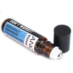 Roll-on med eterisk oljeblandning 10 ml – Oroa dig inte - produktbild 3