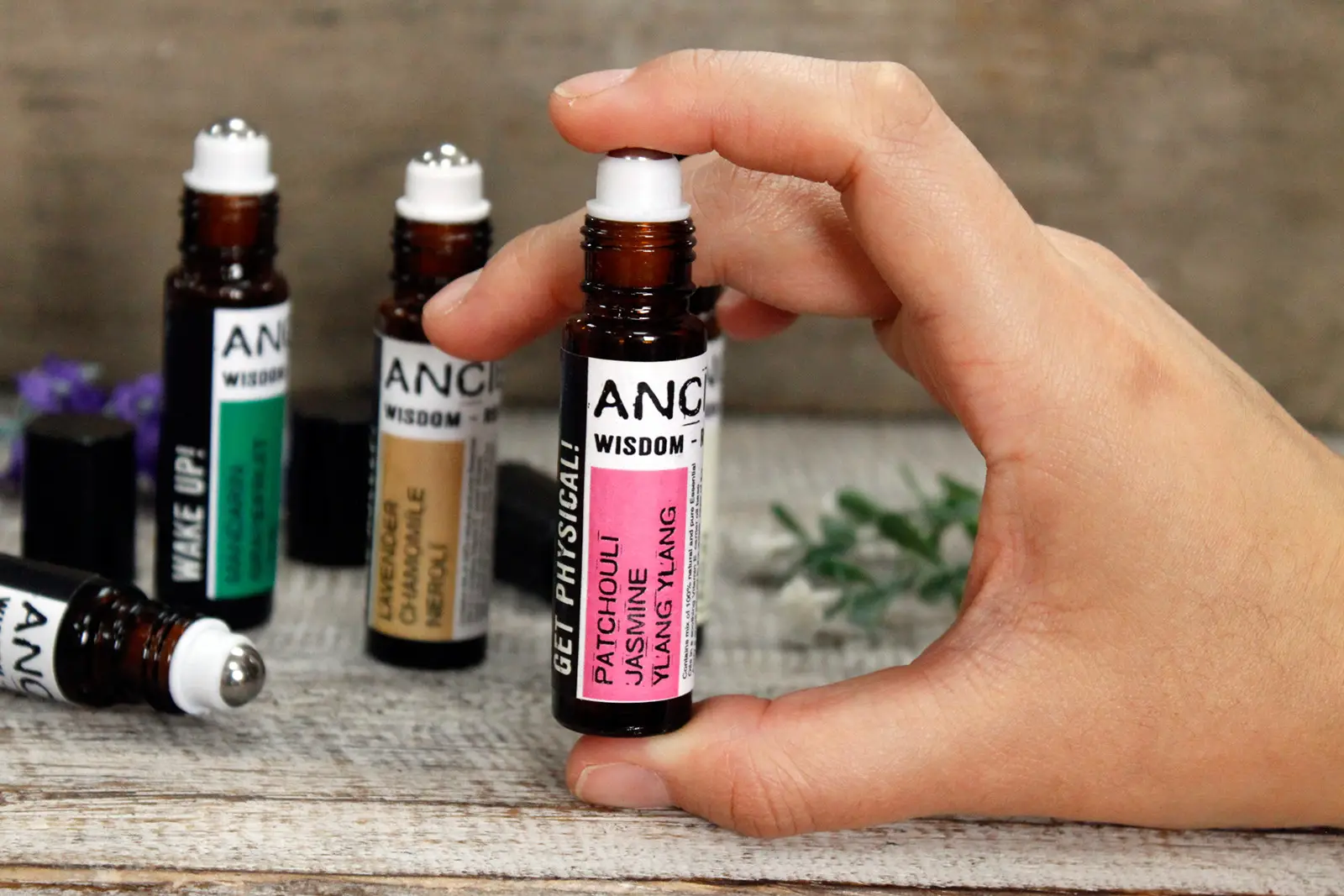 Roll-on med eterisk oljeblandning 10 ml – Oroa dig inte - produktbild 5
