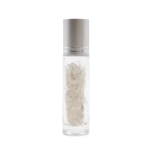 Rollerflaska med ädelsten av bergkristall för 5 ml eterisk olja - produktbild 2
