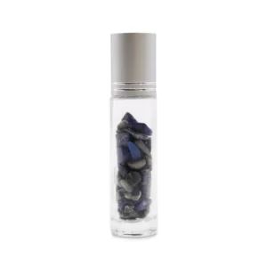 Rollerflaska med ädelsten Sodalit för 5 ml eterisk olja - produktbild 2