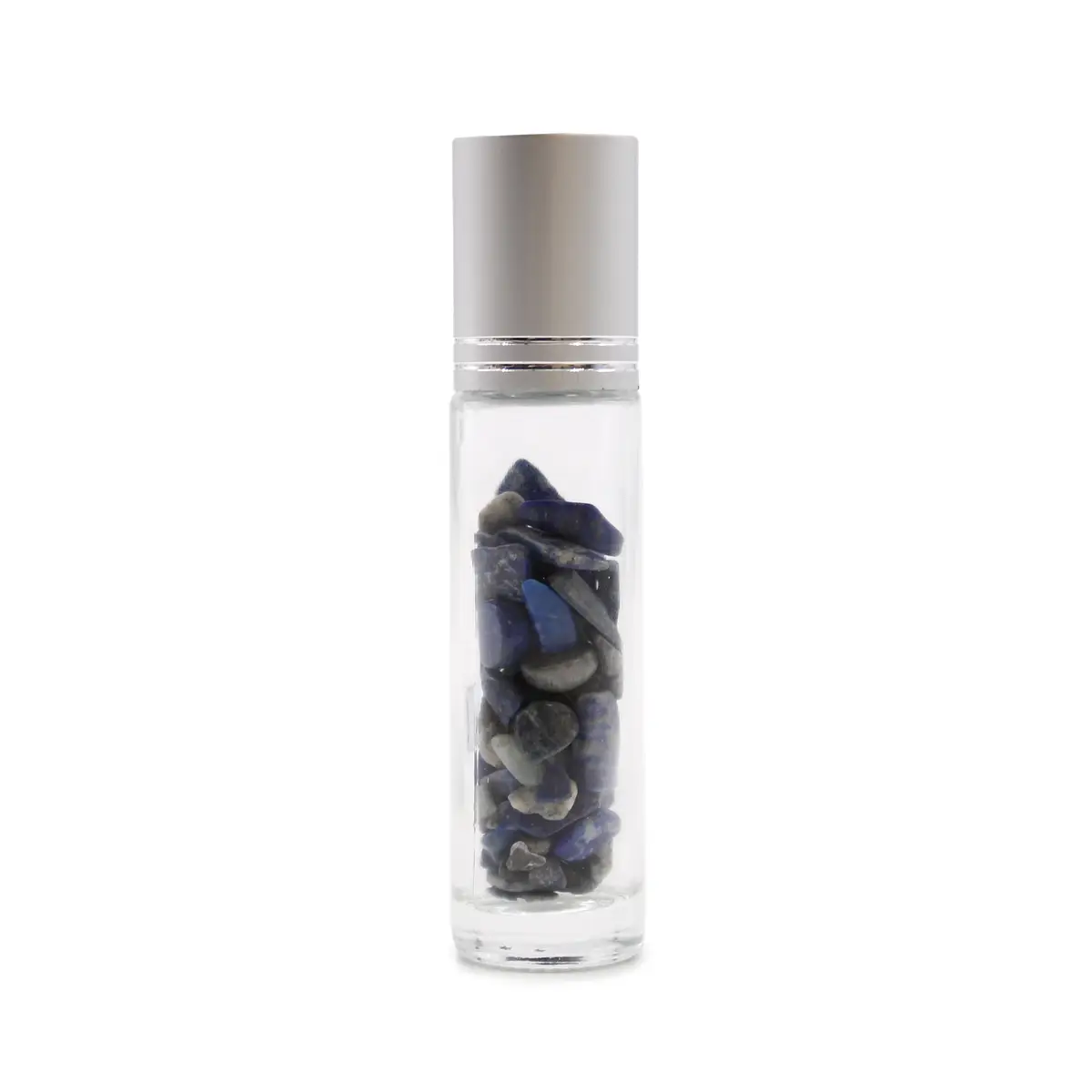 Rollerflaska med ädelsten Sodalit för 5 ml eterisk olja - produktbild 2